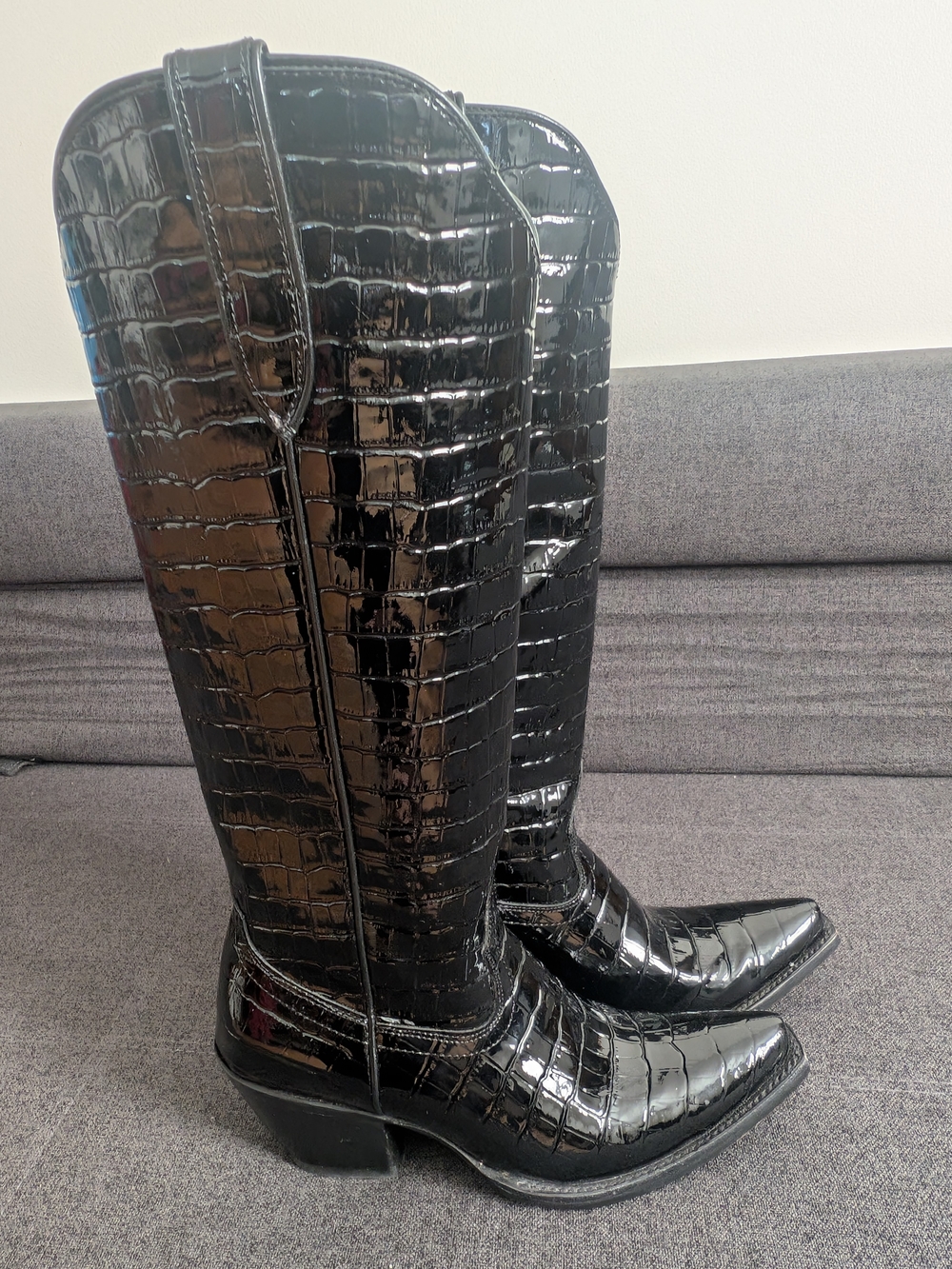 Ariat Casanova Luxe Caviar Croc Print - Picture 4 of 11